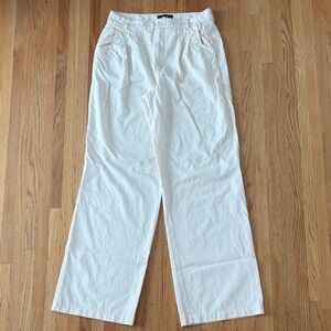 PAIGE Women's Cream Trousers